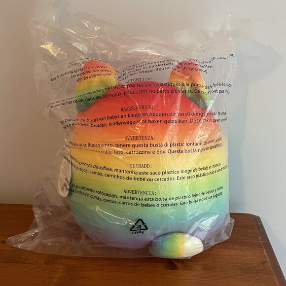 Squishmallows Heath Rainbow Husky Puppy Dog 12" Plush - Picture 3 of 8